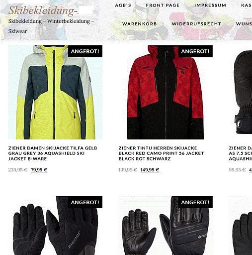 Skibekleidung Shop